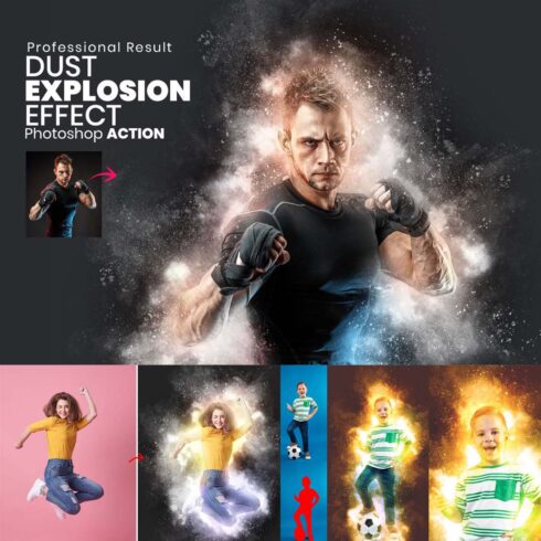 Easy Dust Explosion Photo Effect cover image.