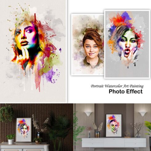 Portrait Watercolor Art Painting cover image.