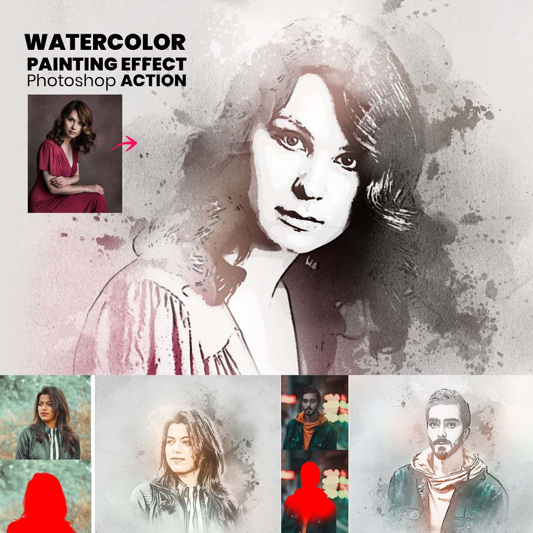 Watercolor Painting Effect cover image.