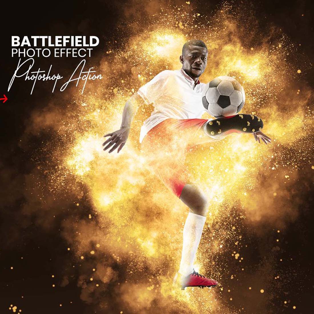 Battlefield Photoshop Actions cover image.