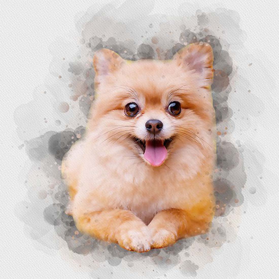 Dog Portrait Painting preview image.