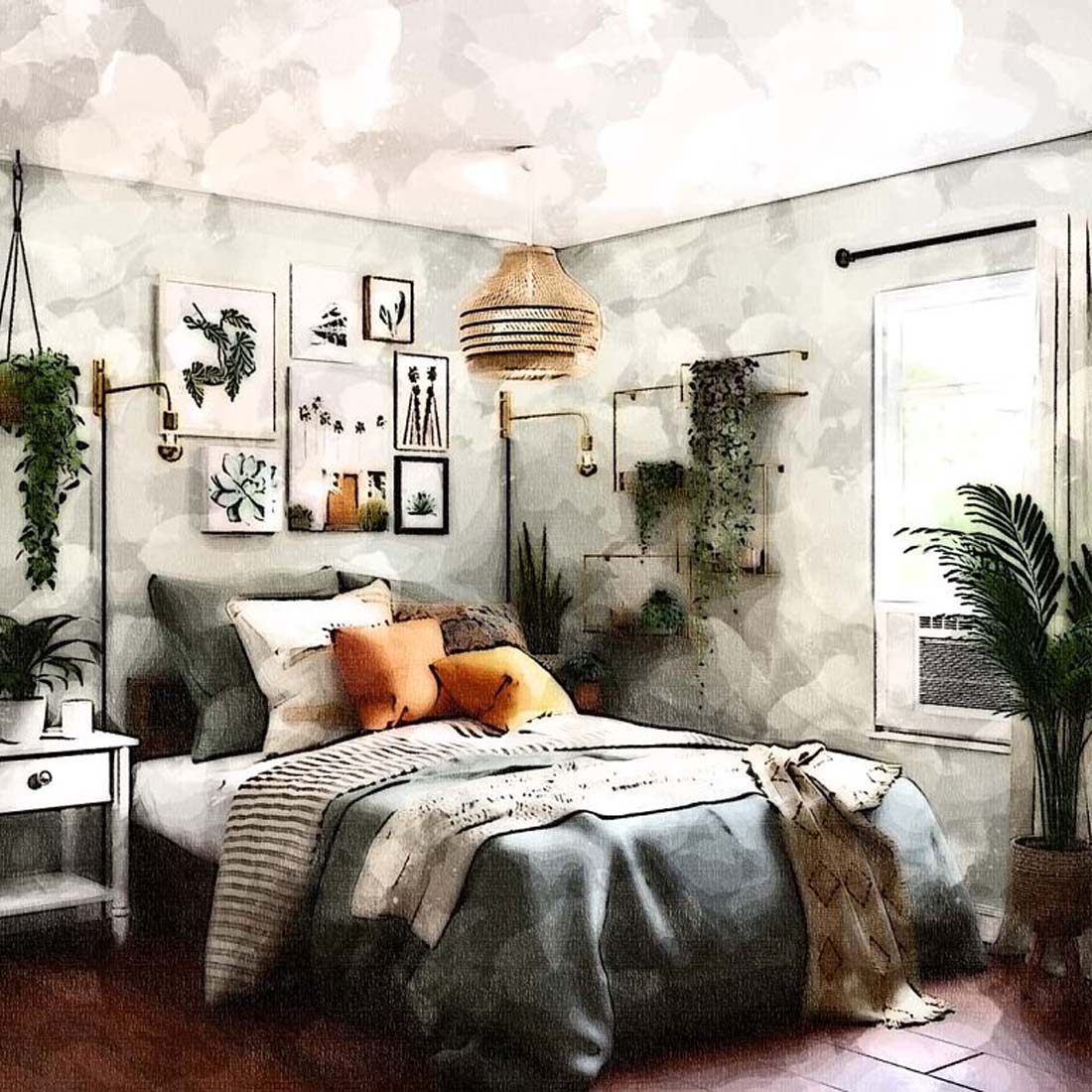 Interior Design Painting Effect preview image.