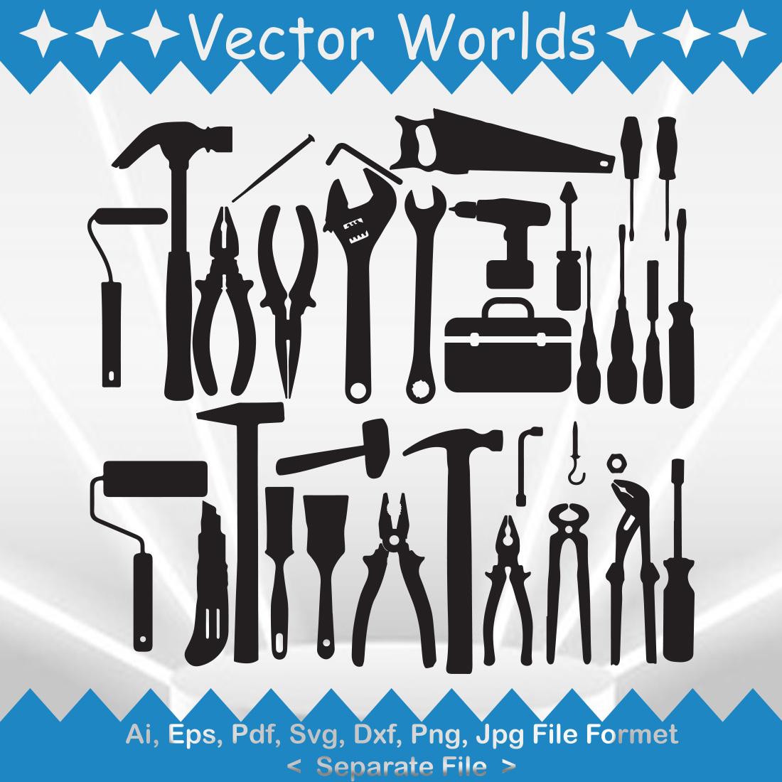 Tools SVG Vector Design preview image.