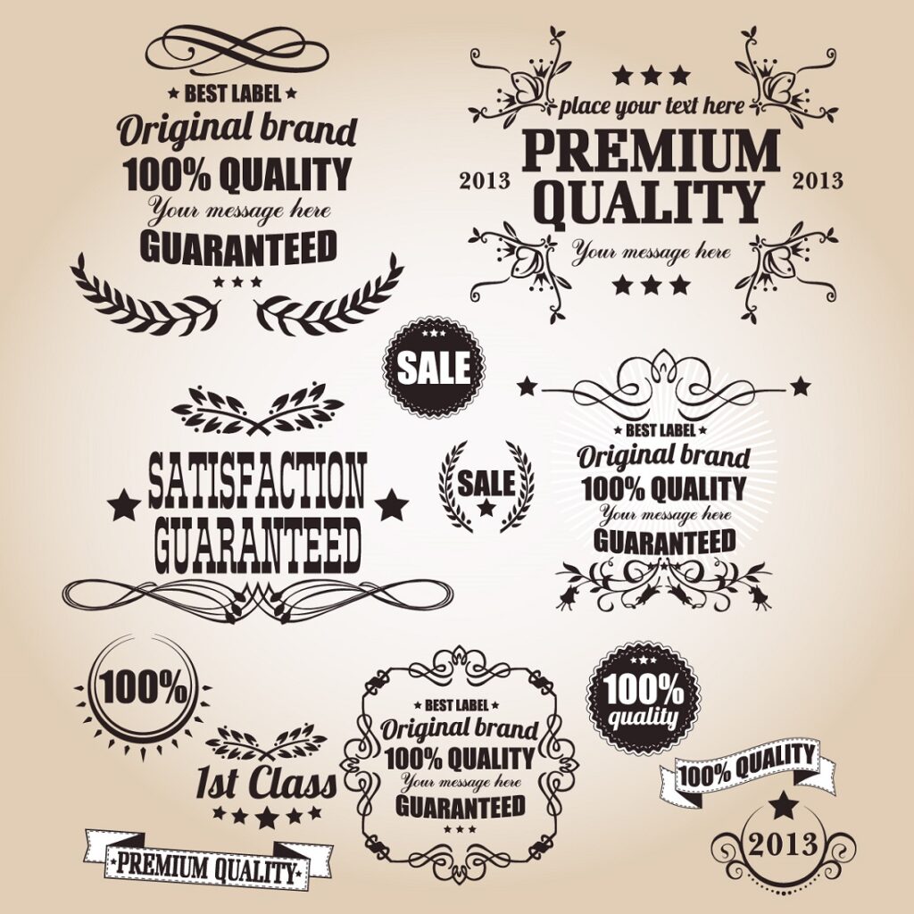 Vintage labels collection - MasterBundles