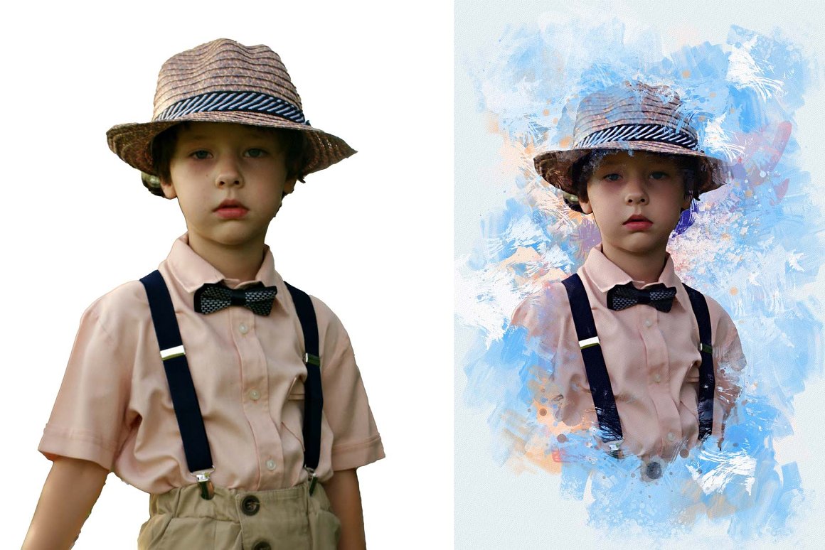 watercolor portrait effect 12 159