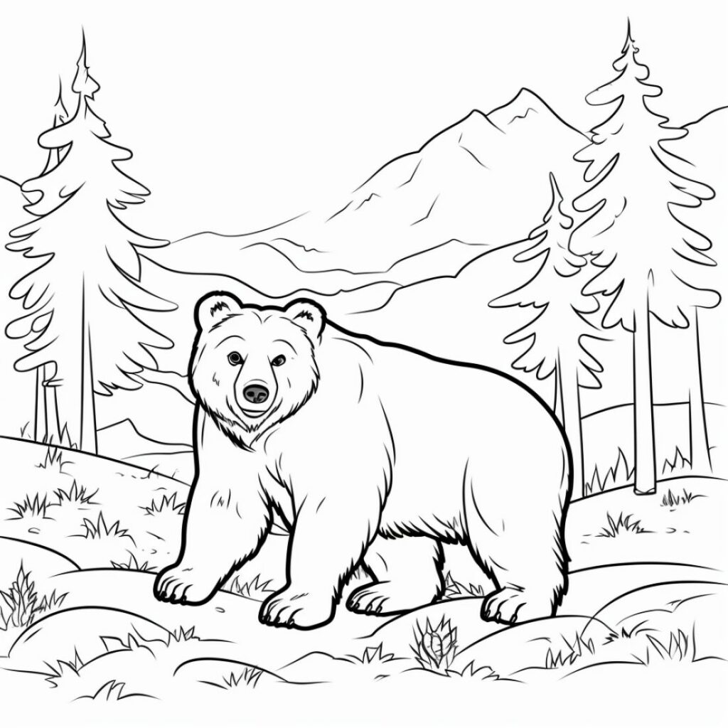 Wildlife coloring pages - MasterBundles