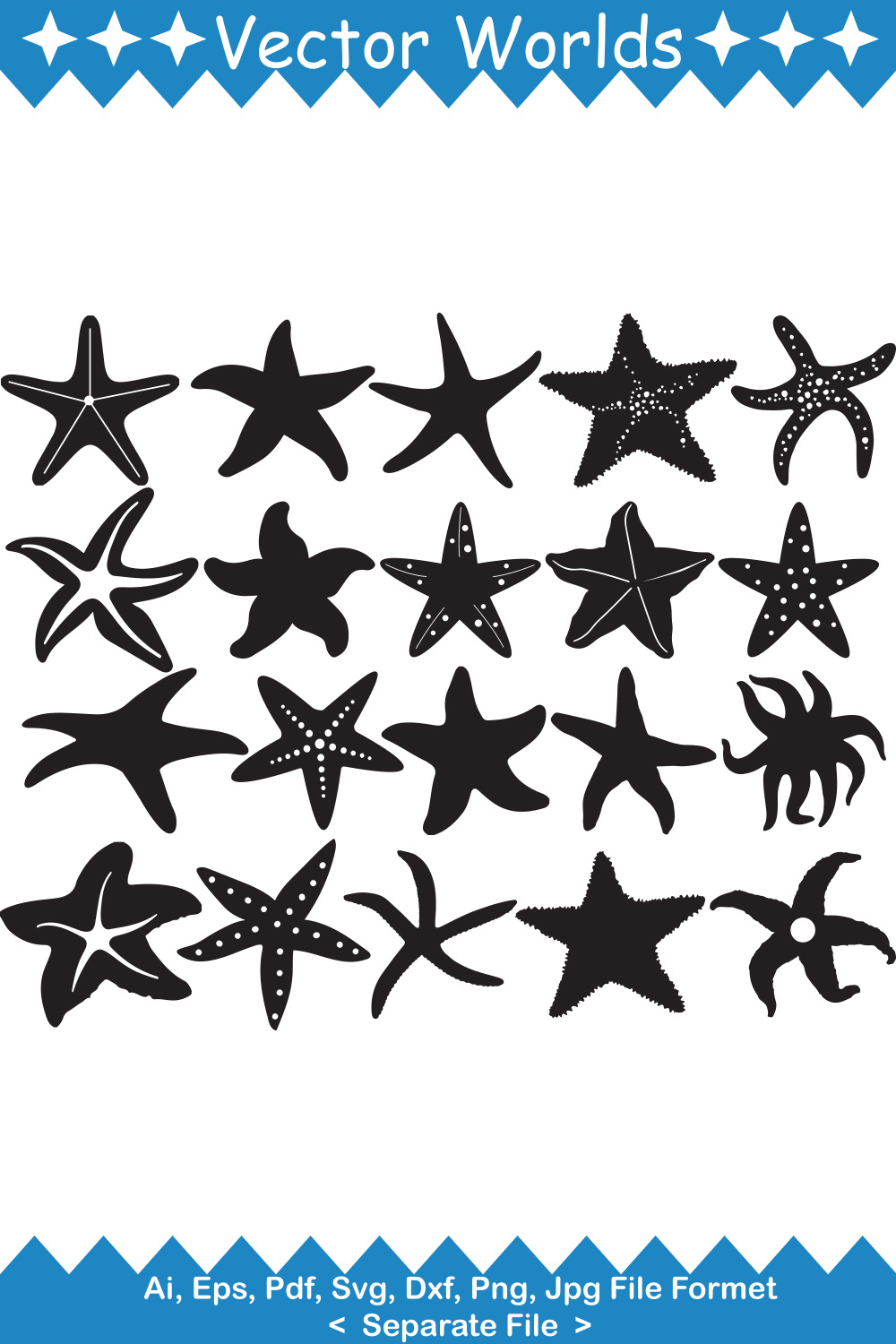 starfish vector design