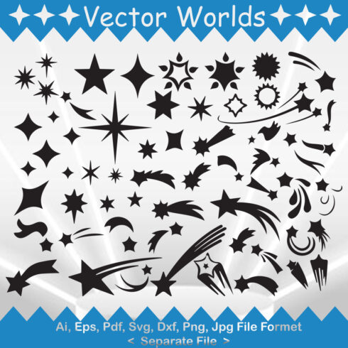 stars SVG Vector Design cover image.