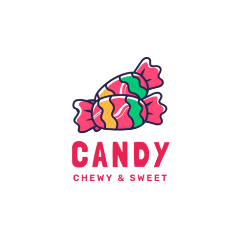 5 Candy Logos Bundle cover image.