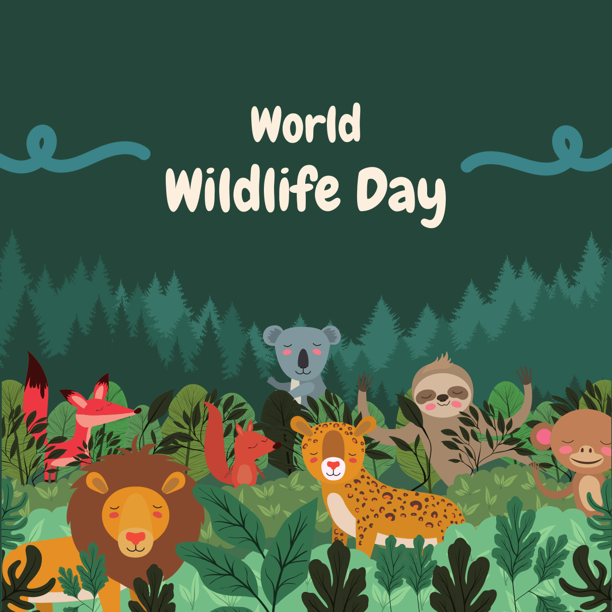 World Wildlife Day pinterest preview image.