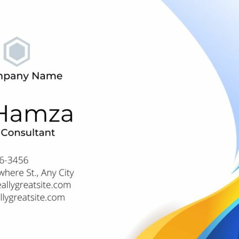 Business Card cover image.