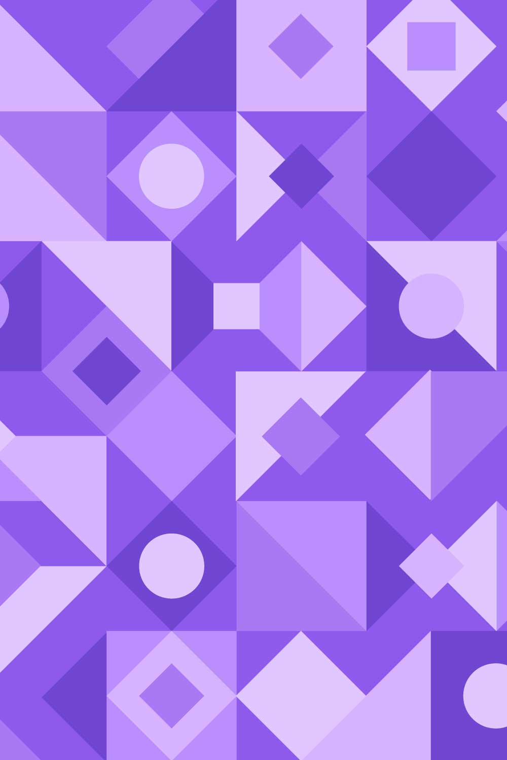 Abstract Mosaic Geometry Background in Vector pinterest preview image.