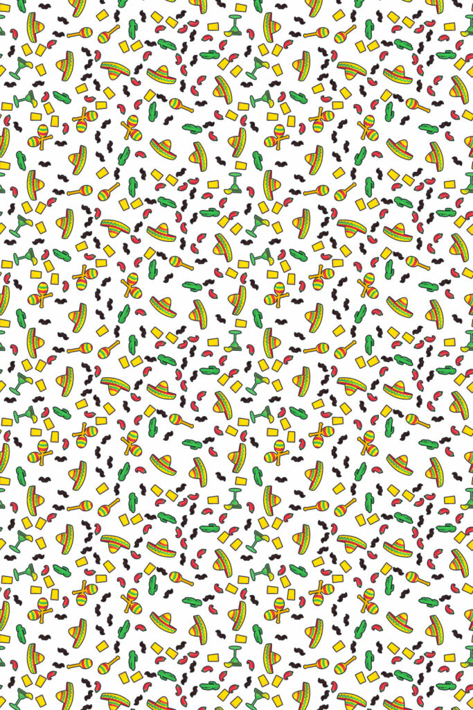 Cinco Seamless Pattern in Vector - MasterBundles