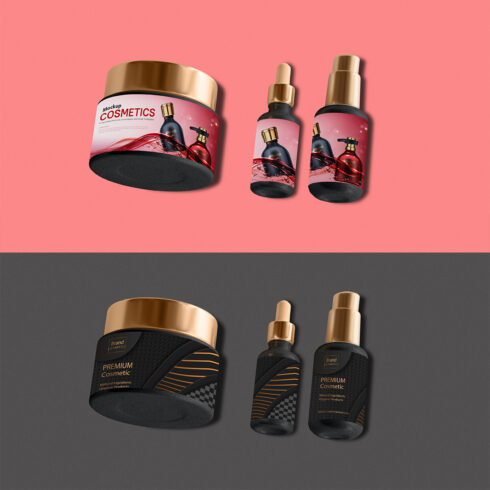 PSD Cosmetic Product Mockup cover image.