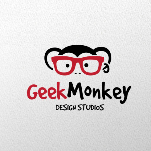 Geekmonkey logo design cover image.