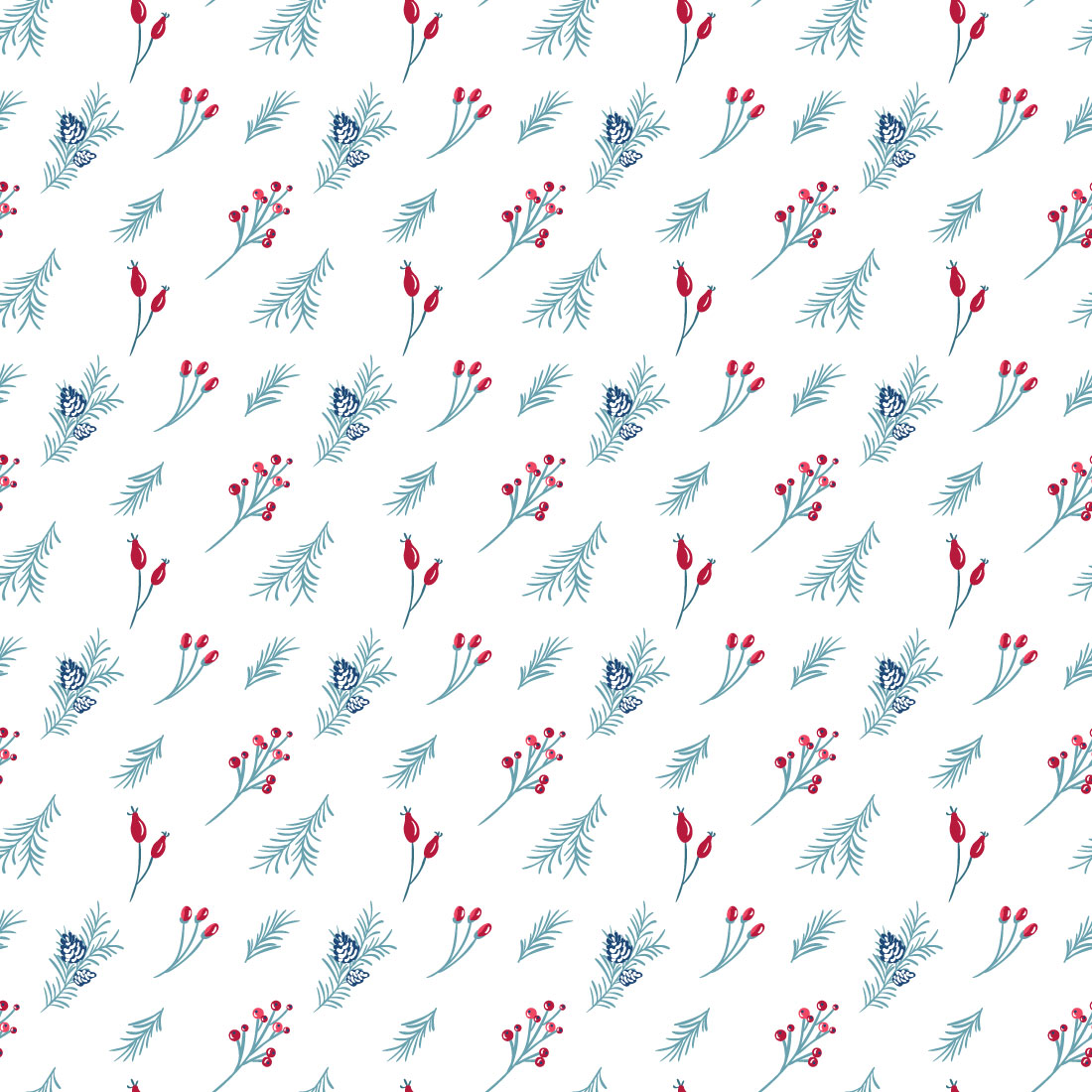 Christmas patterns in Vector preview image.