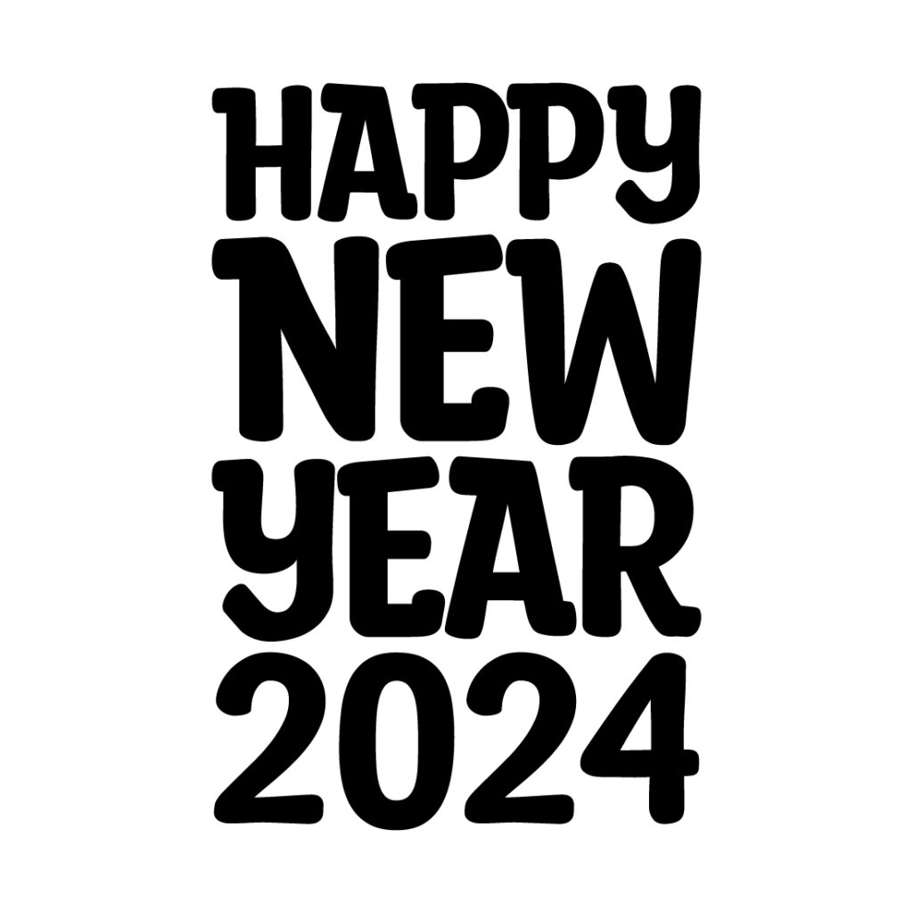 HAPPY NEW YEAR 2024 T SHIRT DESIGN - MasterBundles