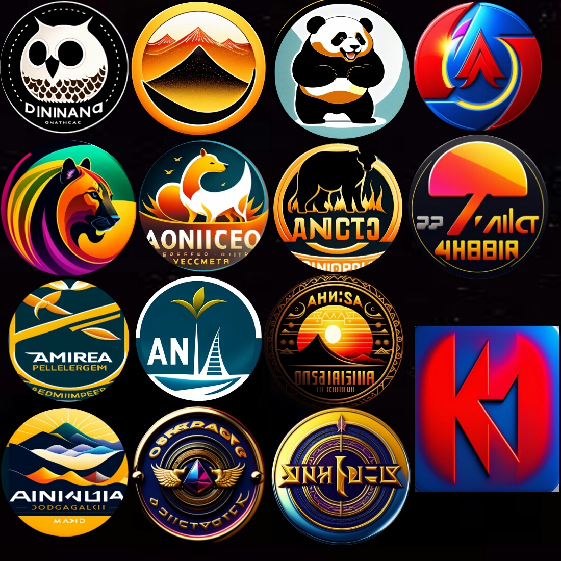 Top 15 most Animated Graphic logo Design preview image.