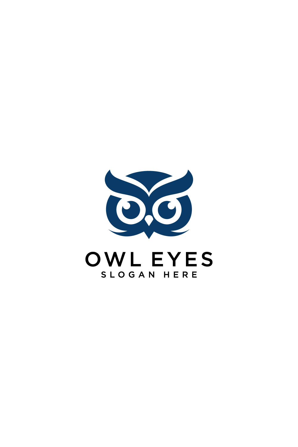owl eyes logo vector design template pinterest preview image.