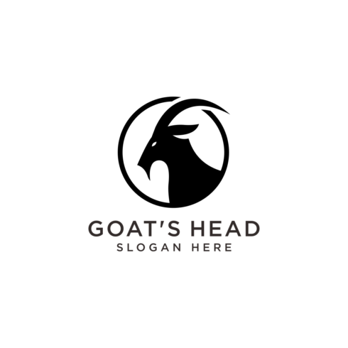 goat head logo vector design cover image.