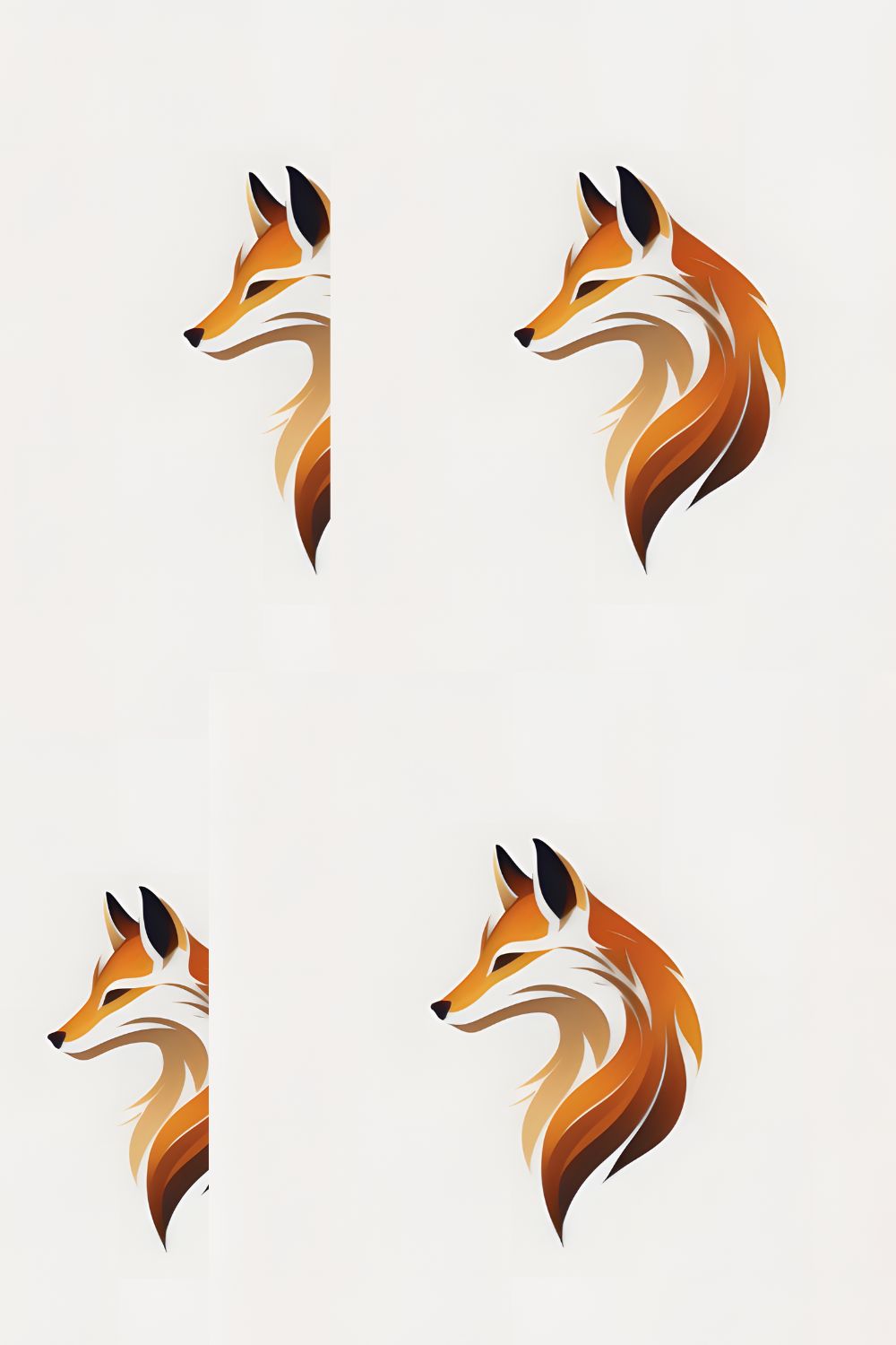 Fox Logo pinterest preview image.