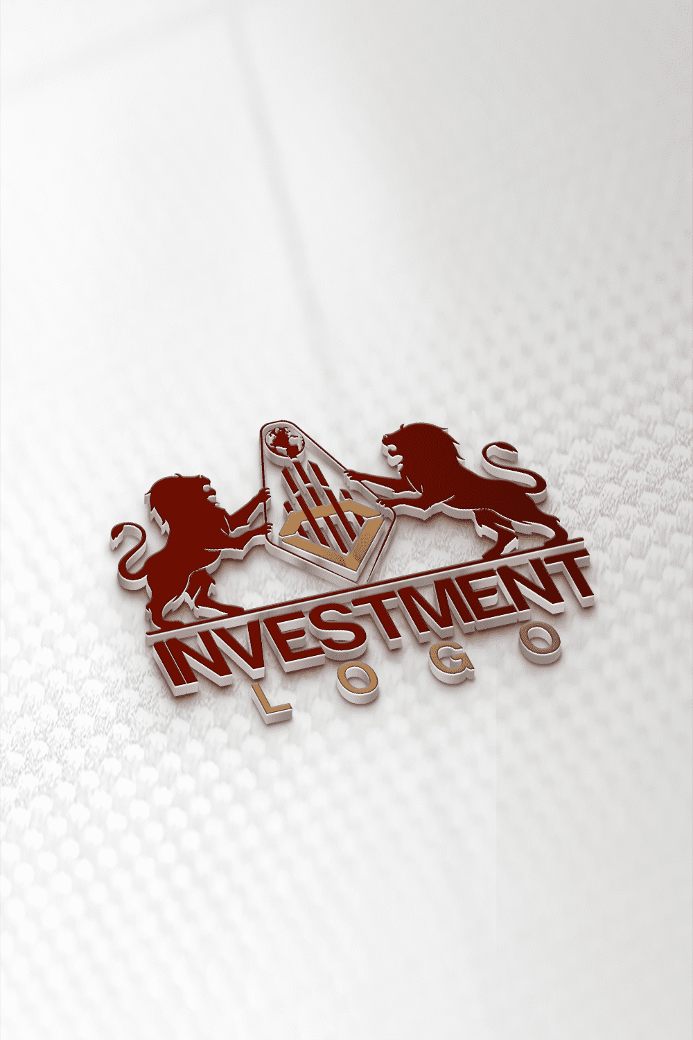Investment company logo pinterest preview image.