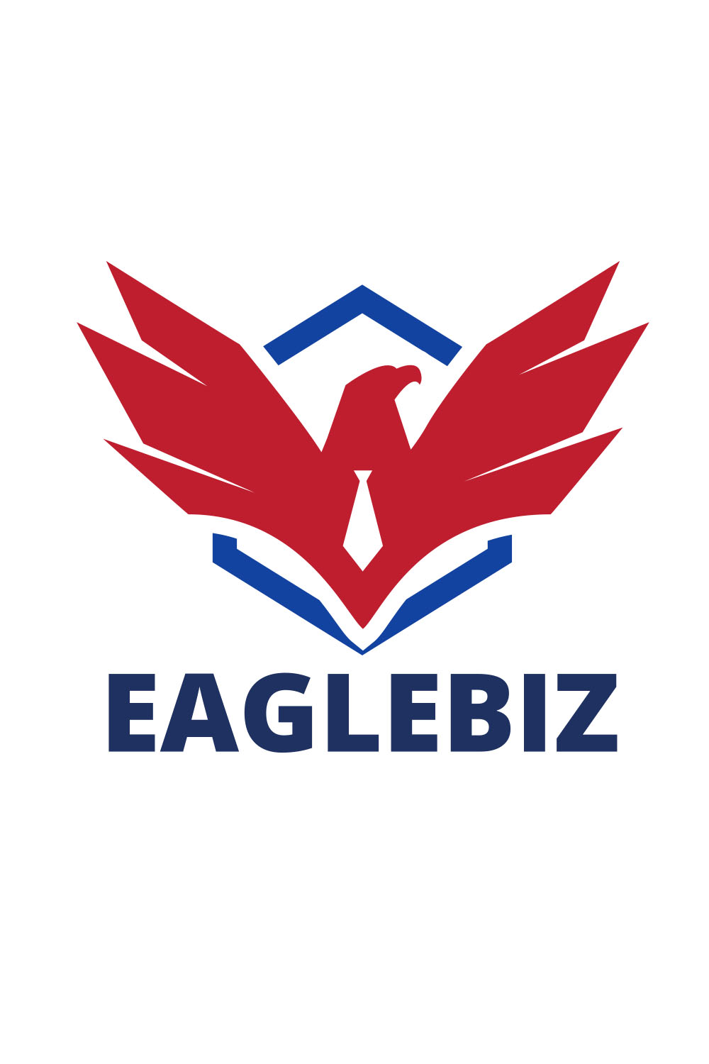 Eaglebiz logo design pinterest preview image.
