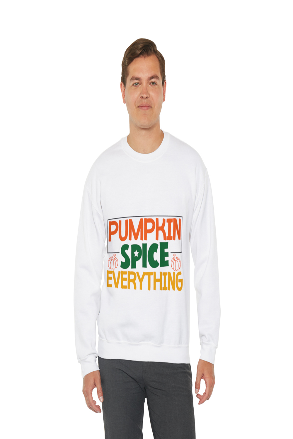 Pumpkin SVG T-Shirt Design pinterest preview image.