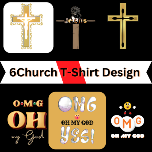 6 Amazing church, OMG design cover image.