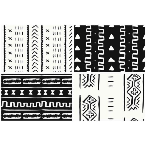 African Mudcloth Patterns in Vector cover image.