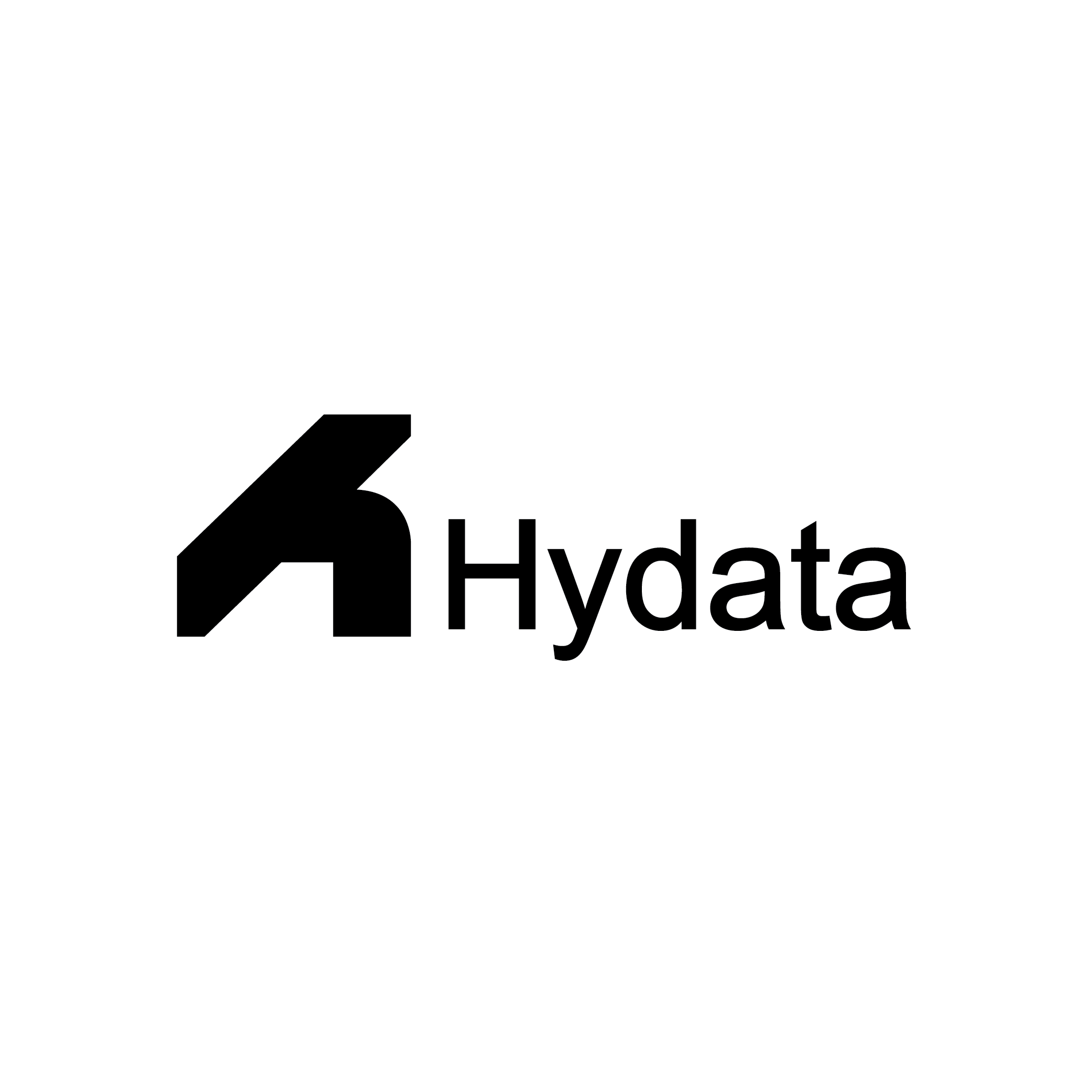 Hydata Brand Identity Logo Template preview image.