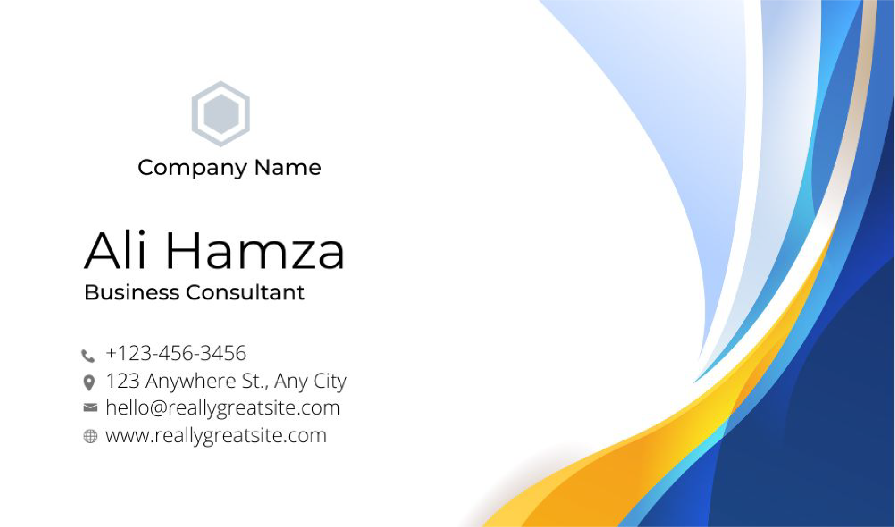 Business Card pinterest preview image.