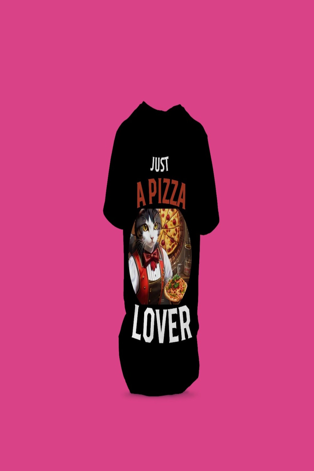 Just A pizza lover - T-shirt pinterest preview image.