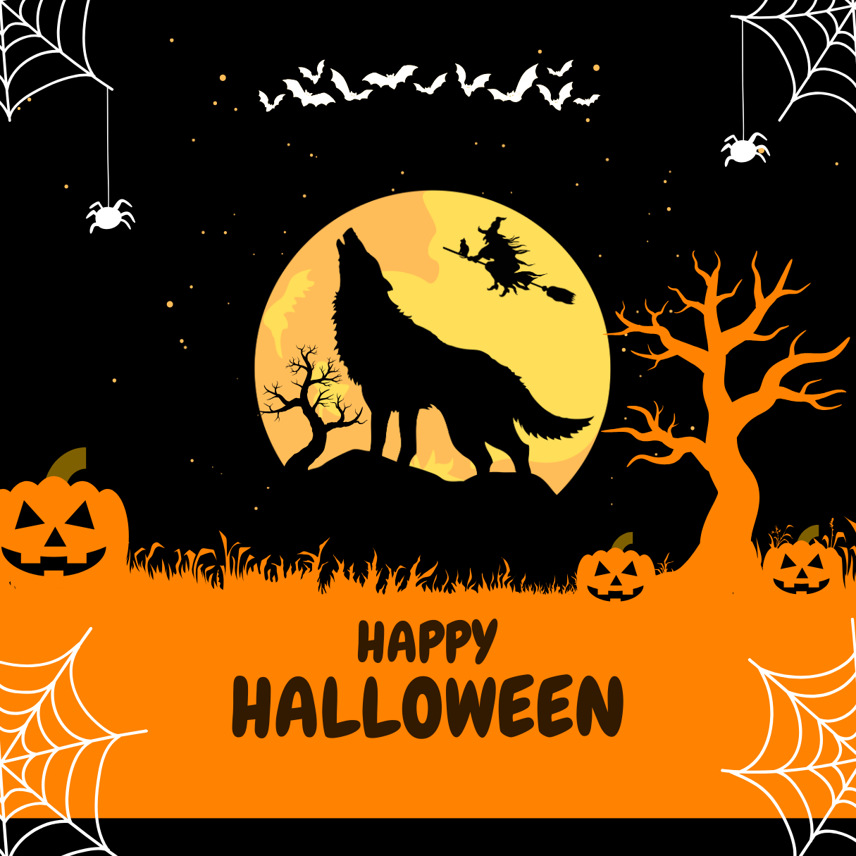 6 halloween logo pack bundle pinterest preview image.