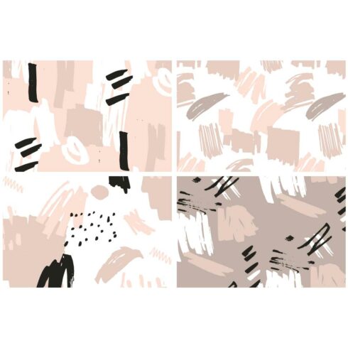 Blush Crush Patterns Instagram Templates in Vector cover image.