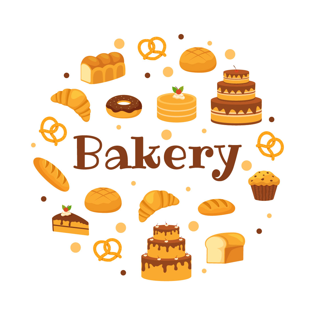 14 Bakery Store Illustration preview image.