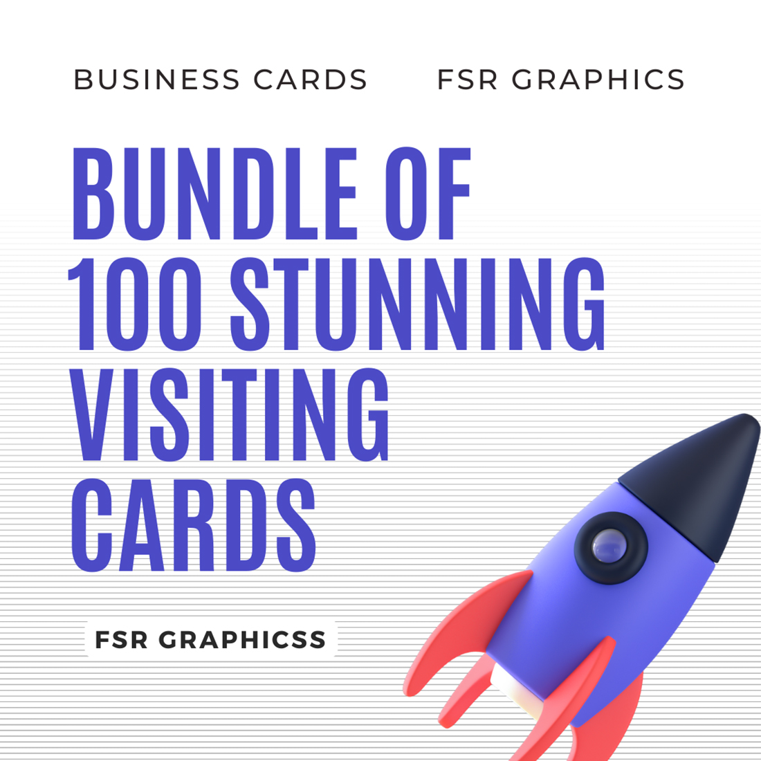bundle of 100 visiting cards 119