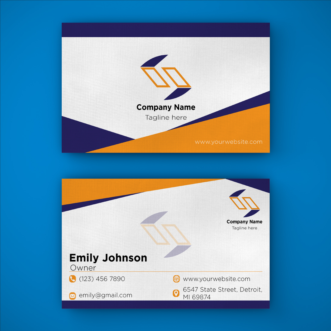 Business Card cover image.