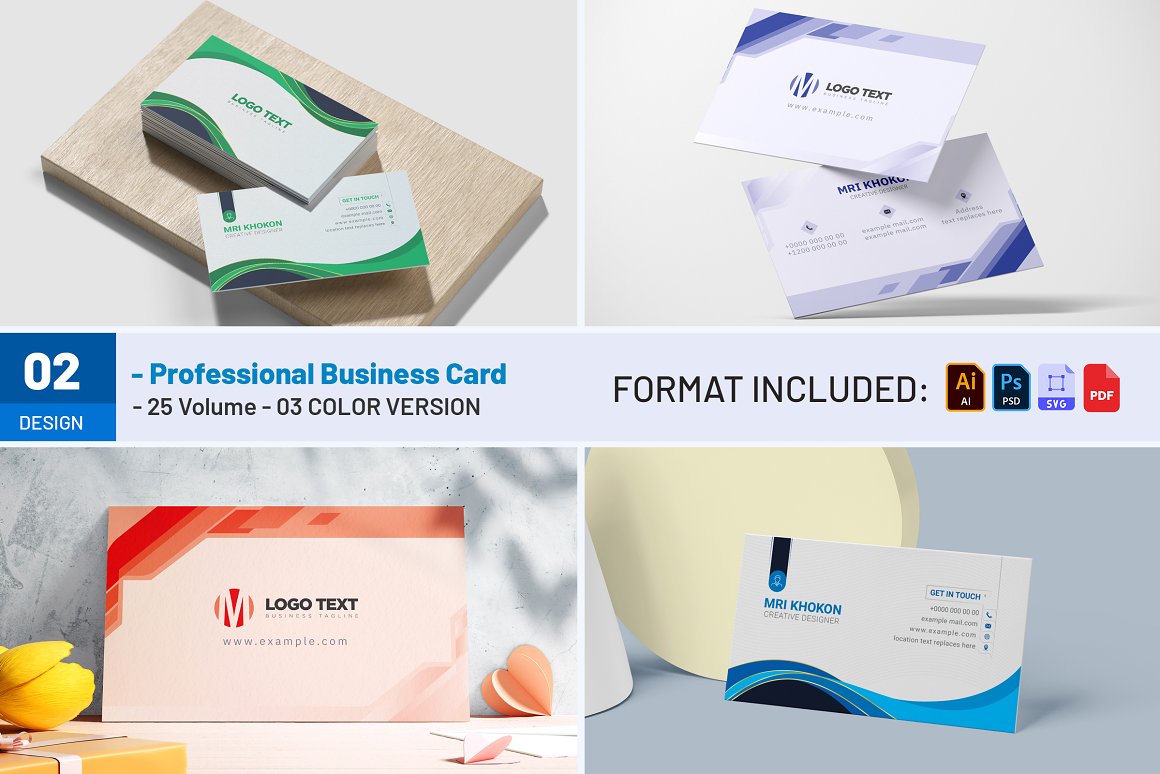 business card cover 25 565