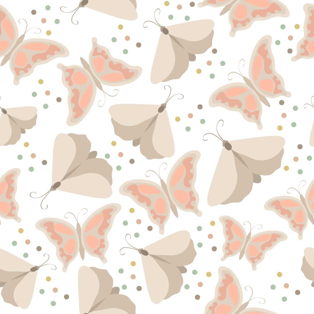 Butterfly Seamless Pattern in Vector cover image.