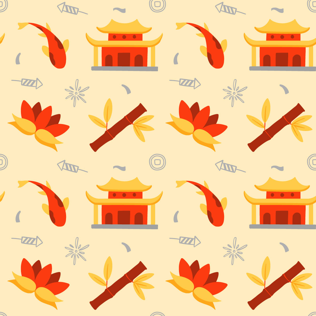 Chinese Seamless Pattern in Vector cover image.