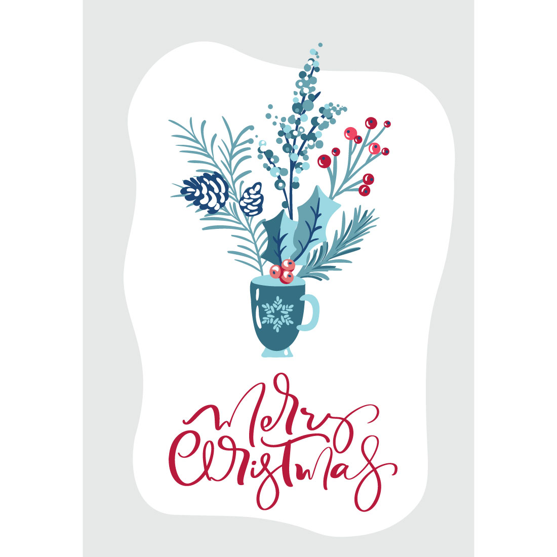 Christmas cards in Vector preview image.