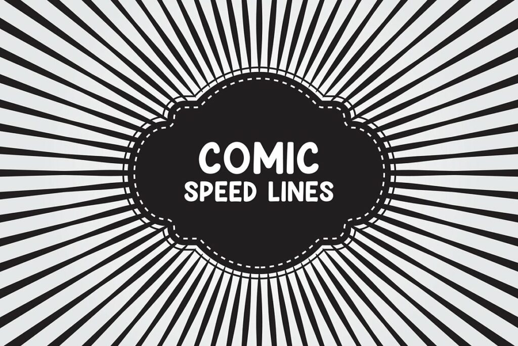 100 Comic Speed Line Vector Design - MasterBundles