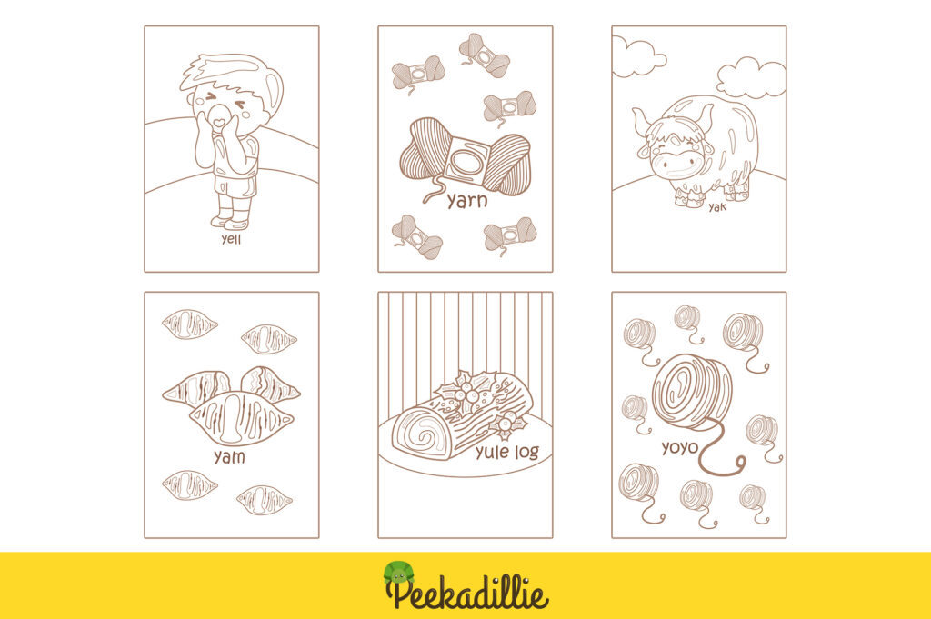 Alphabet Y For Vocabulary School Letter Reading Writing Font Study ...