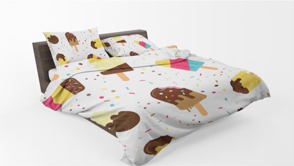 design on bedsheet and pillow cases 229