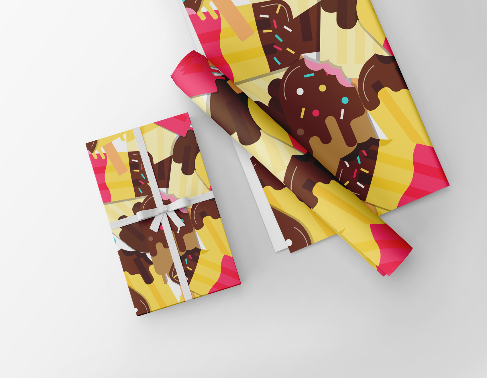 design on wrapping paper 629