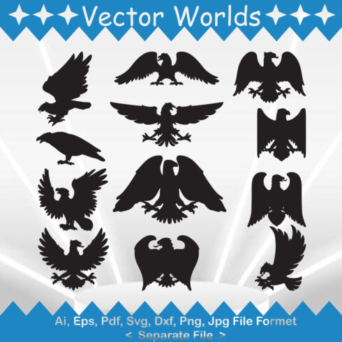Eagles Logo SVG Vector Design cover image.