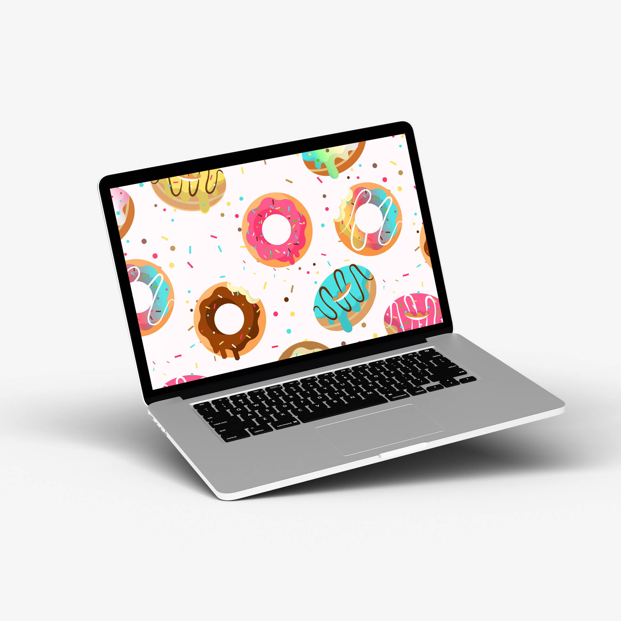 donut design as background for screens 439