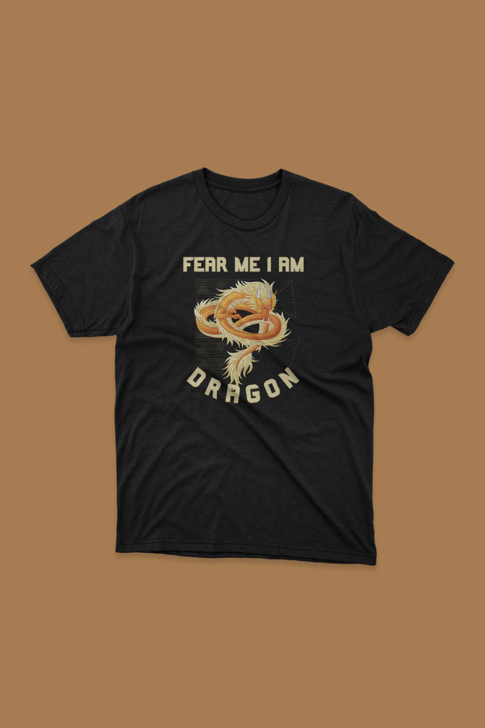 Dragon T Shirt Design pinterest preview image.