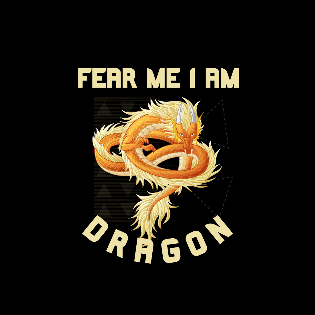 Dragon T Shirt Design preview image.